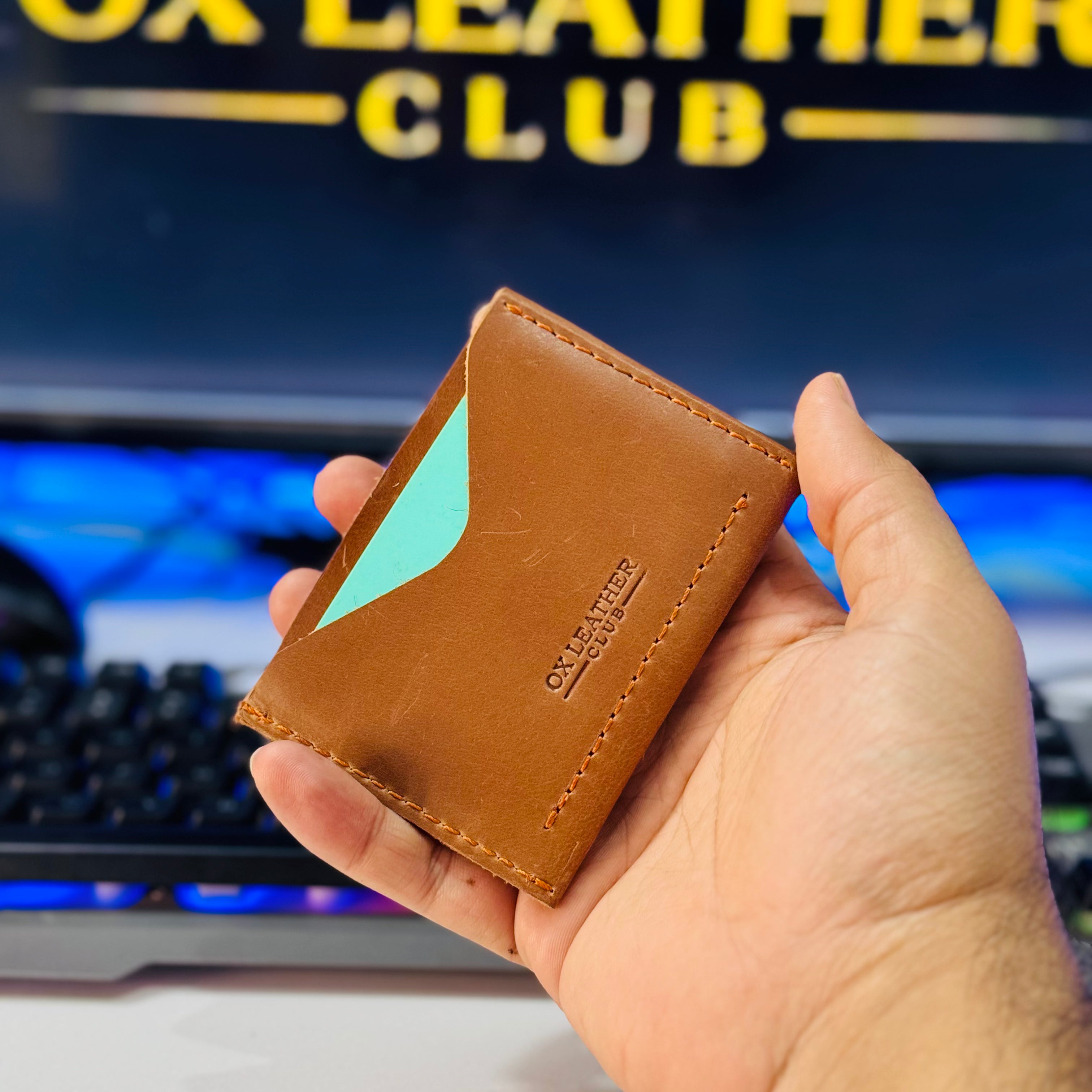 Metrox Pure  Leather Slim Wallet | Light Brown